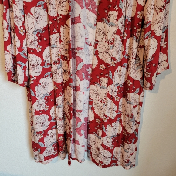 NWT Knox Rose Floral Kimono Cardigan XS/S - Picture 5 of 8